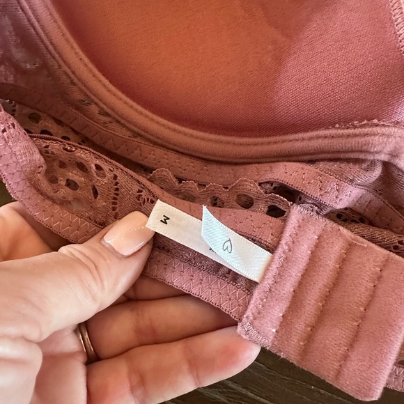 Lavender Lace Padded Underwire Bra Medium 32/34 B/C NWT - Picture 5 of 6